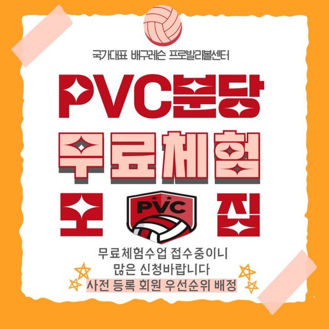 배구레슨 프로발리볼센터 PVC분당