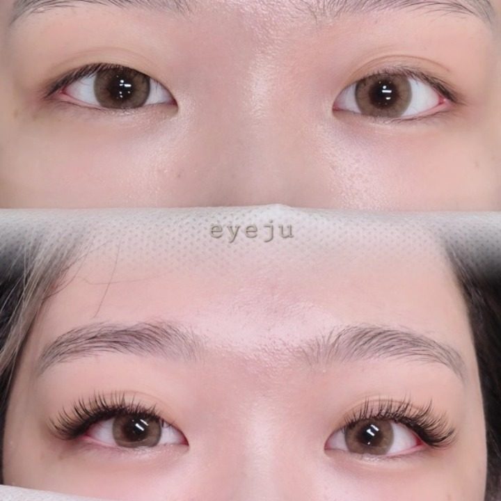 LED연장 속눈썹펌 . 아이쥬블라썸