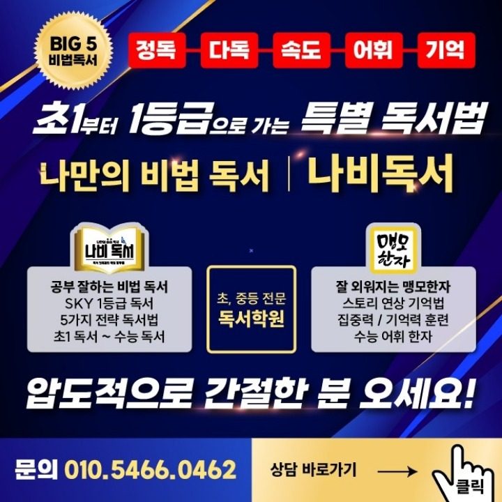 나만의 비법 나비독서