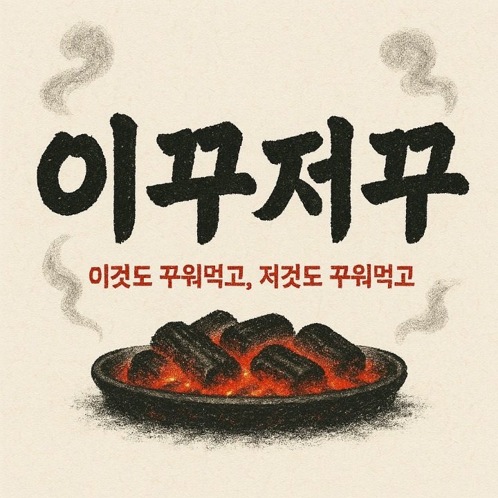 이것도 꾸워먹고 저것도 꾸워먹고