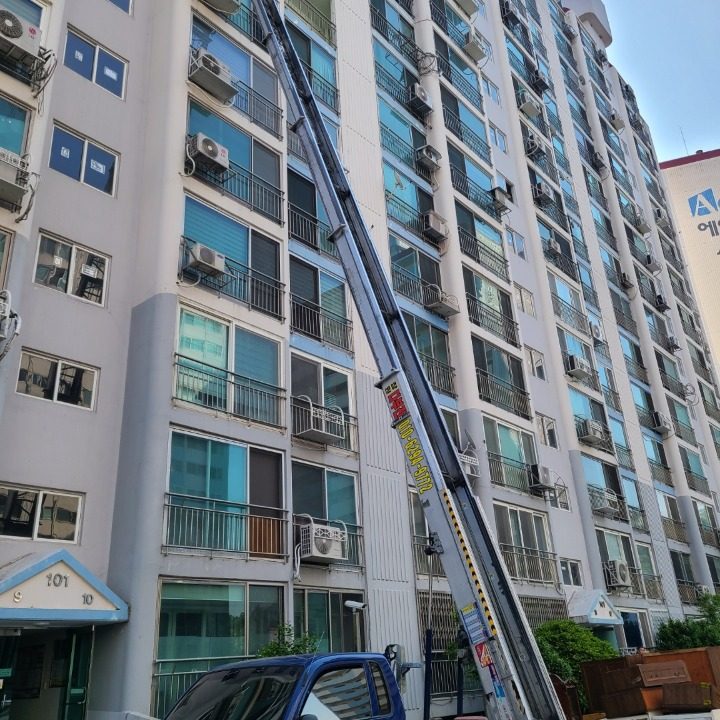 다부진 사다리차