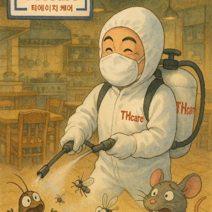 마포구 방역업체 티에이치케어 바퀴벌레 파리 소독증명서