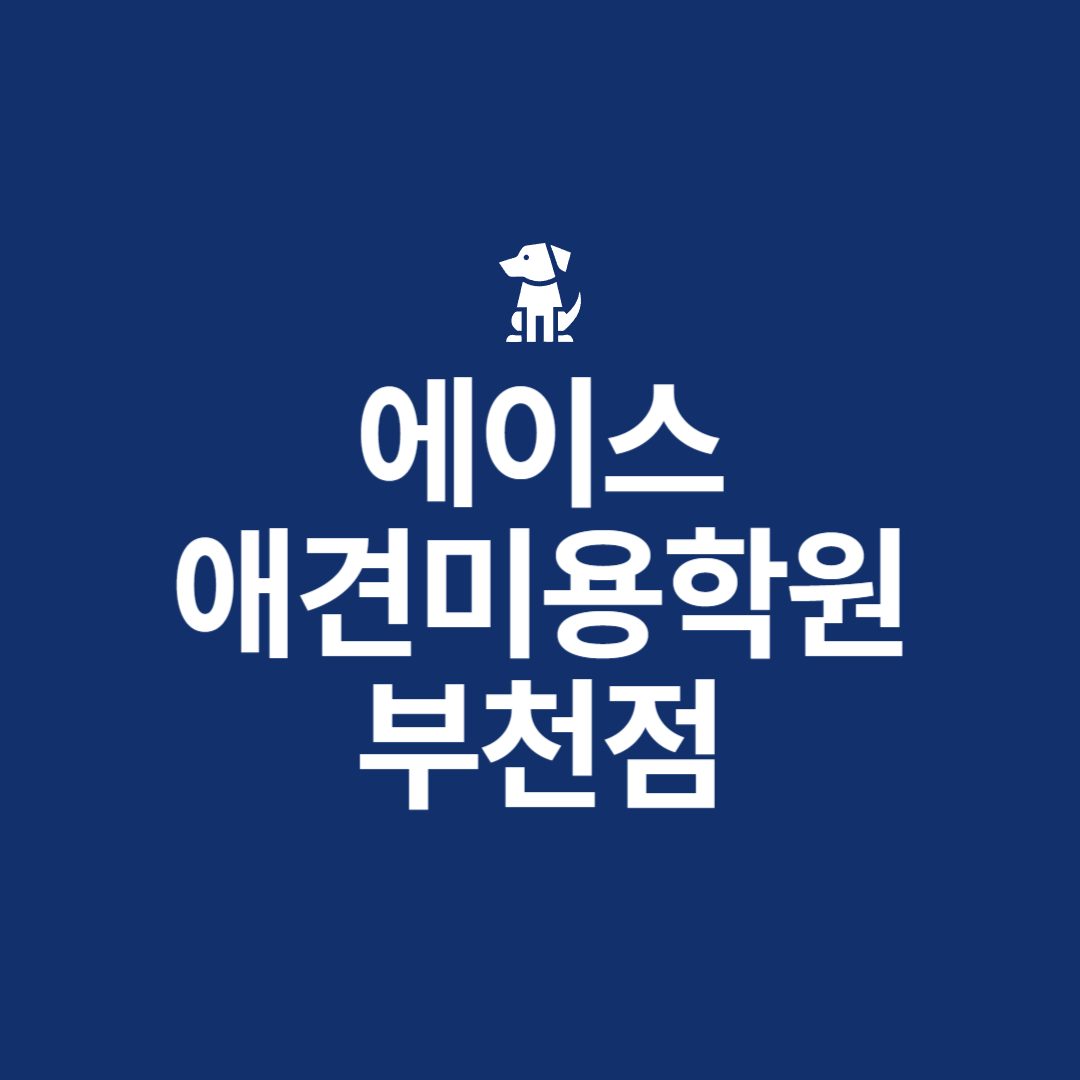 에이스애견미용학원 부천점