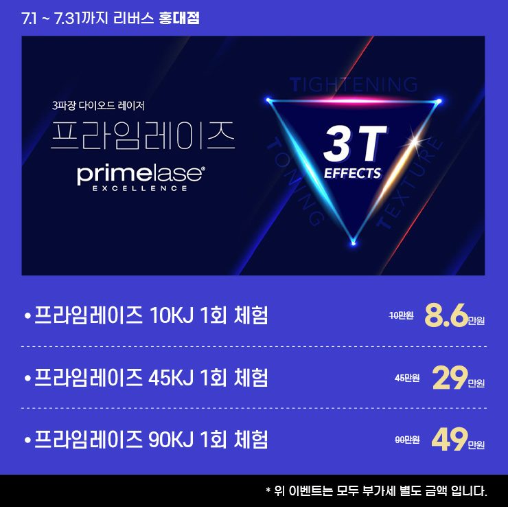 3파장 다이오드 레이저, 프라임레이즈!