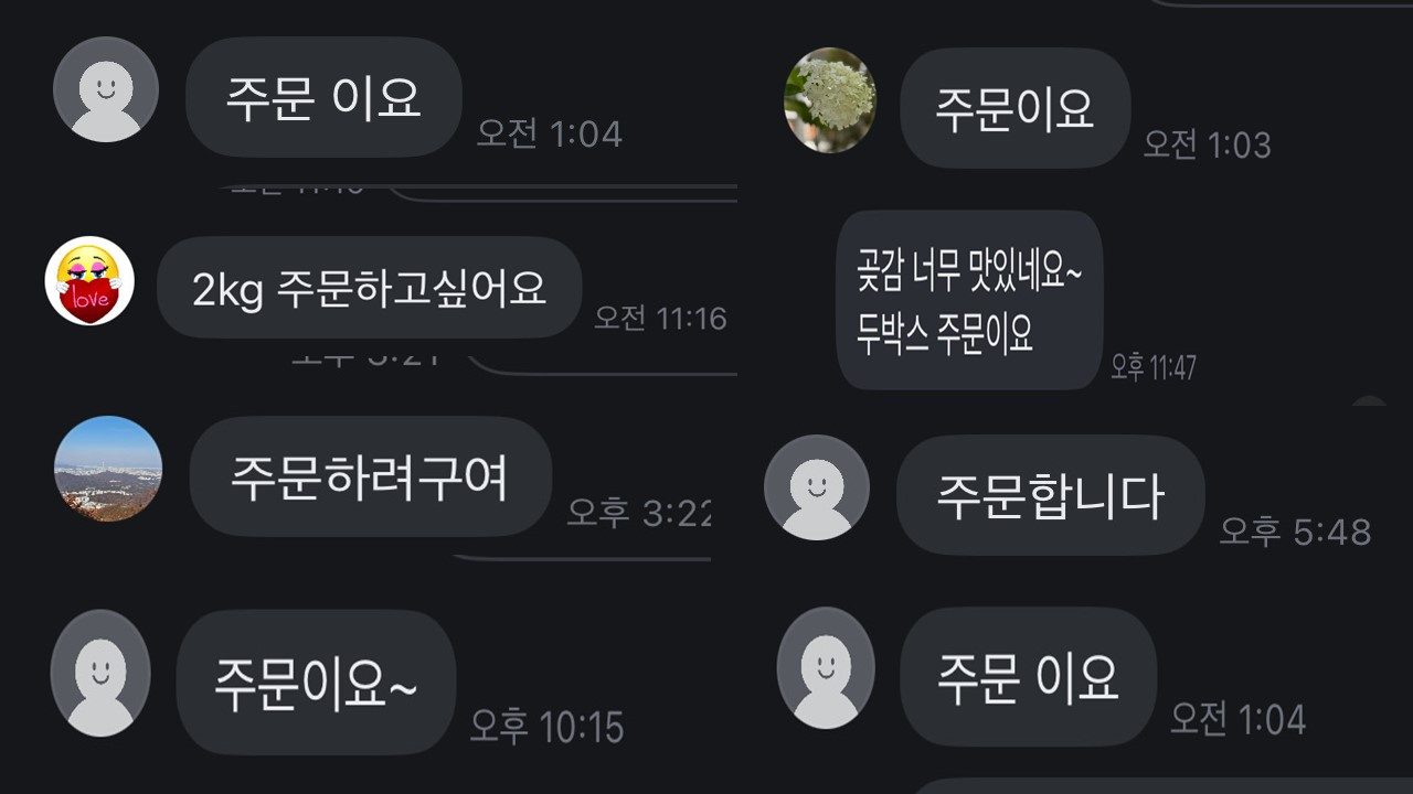 어머님들 건강..제가 책임질게요..곶감으로요..
