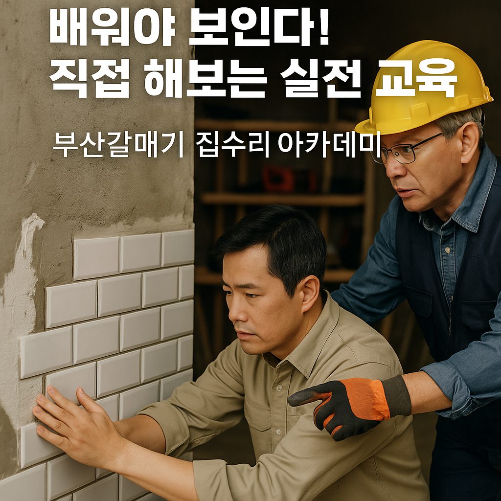 [부산 갈매기] 집수리.인테리어 실전 창업교육