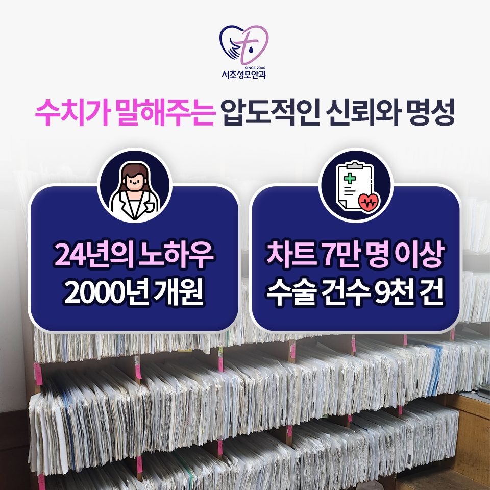서초동 안과, 25년째 이런 비효율을 고집하는 이유