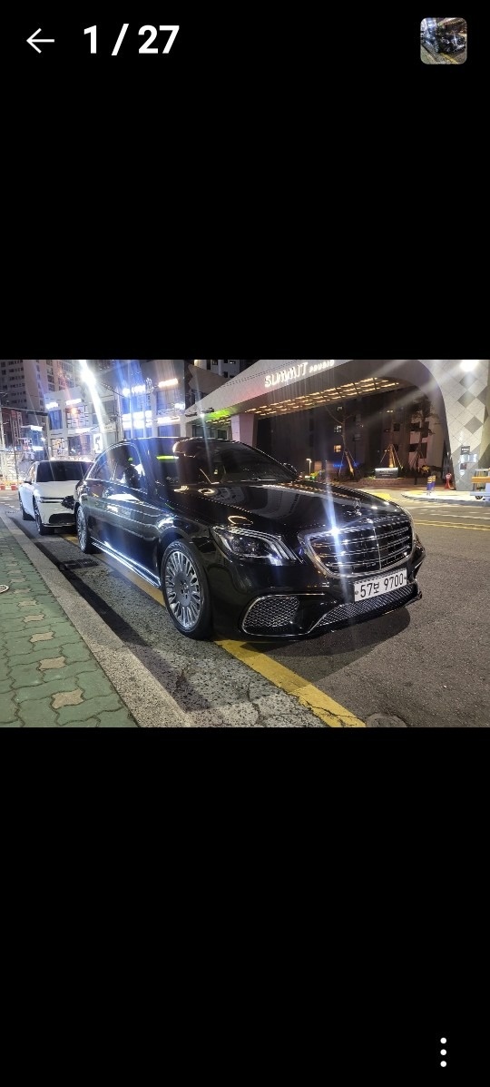 S 클래스 W222 S600 L 전기형 (530마력) 매물 썸네일