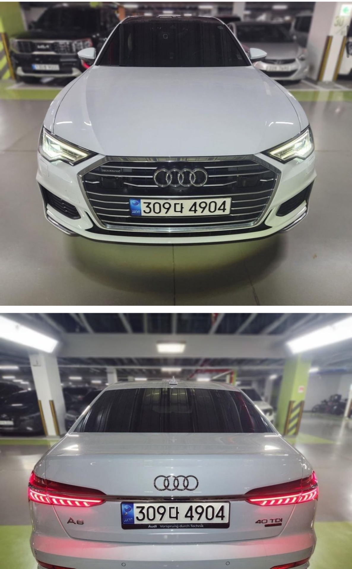 A6 C8/4A 40 TDI (MHEV) 콰트로 (204마력)프리미엄 매물 썸네일