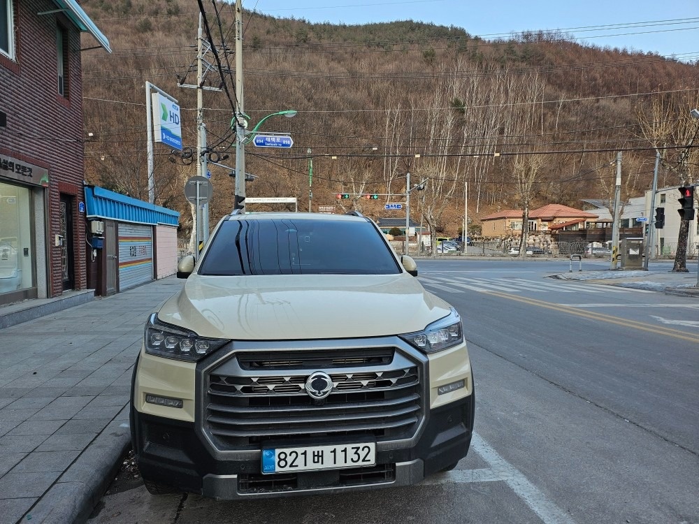 뉴 렉스턴 스포츠 Q261 5인승(디젤 2.2) 4WD (쿨멘) 와일드 매물 썸네일