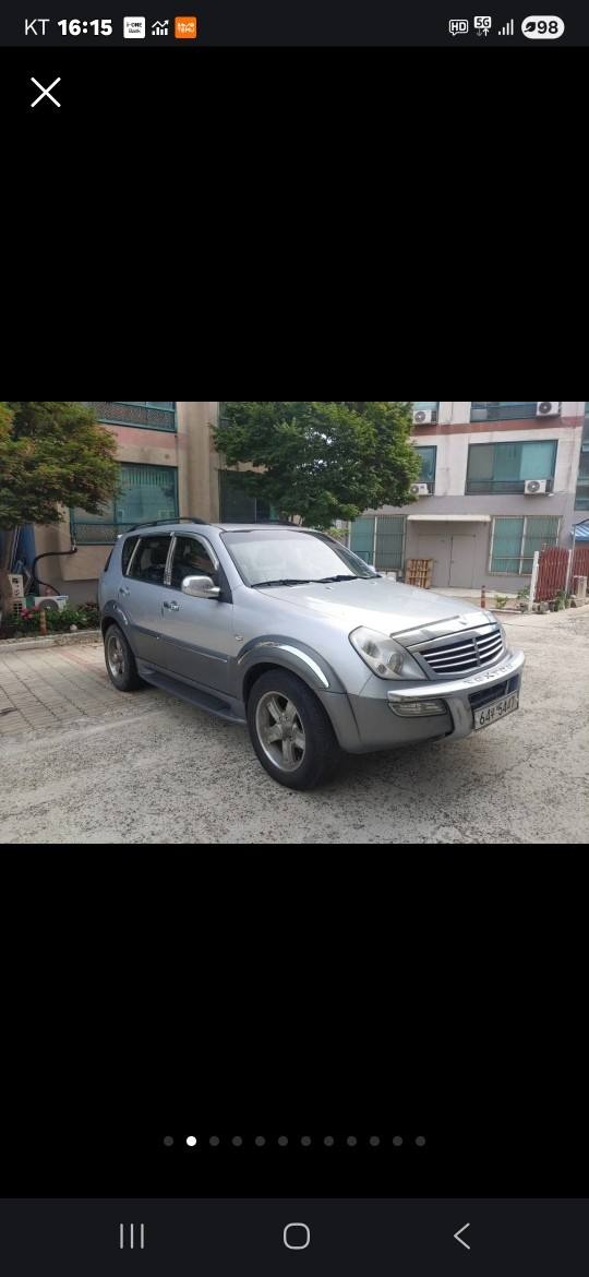 뉴 렉스턴 Y200 7인승(디젤 RX5 TI) 4WD 일반 매물 썸네일