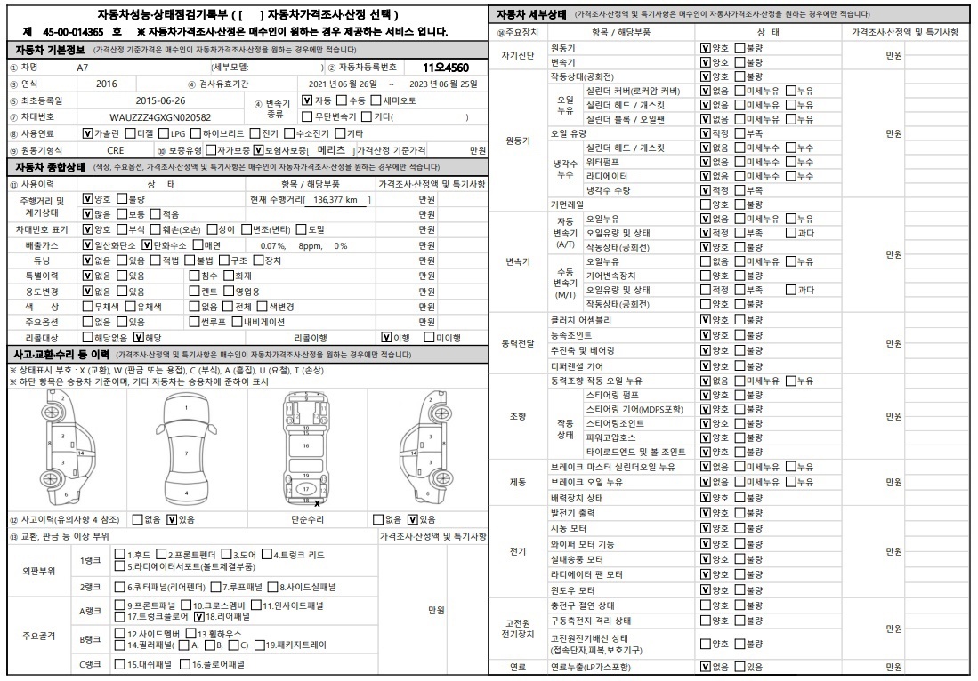 (페리)아우디A7 50TFSI 콰트로 중고차 직거래 (17)