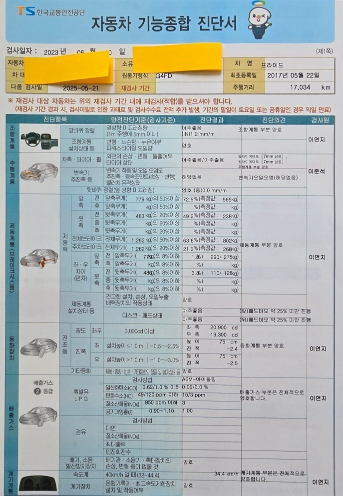 더 뉴 프라이드 UB 5DR(해치백) 1.6 GDi 럭셔리 매물 썸네일