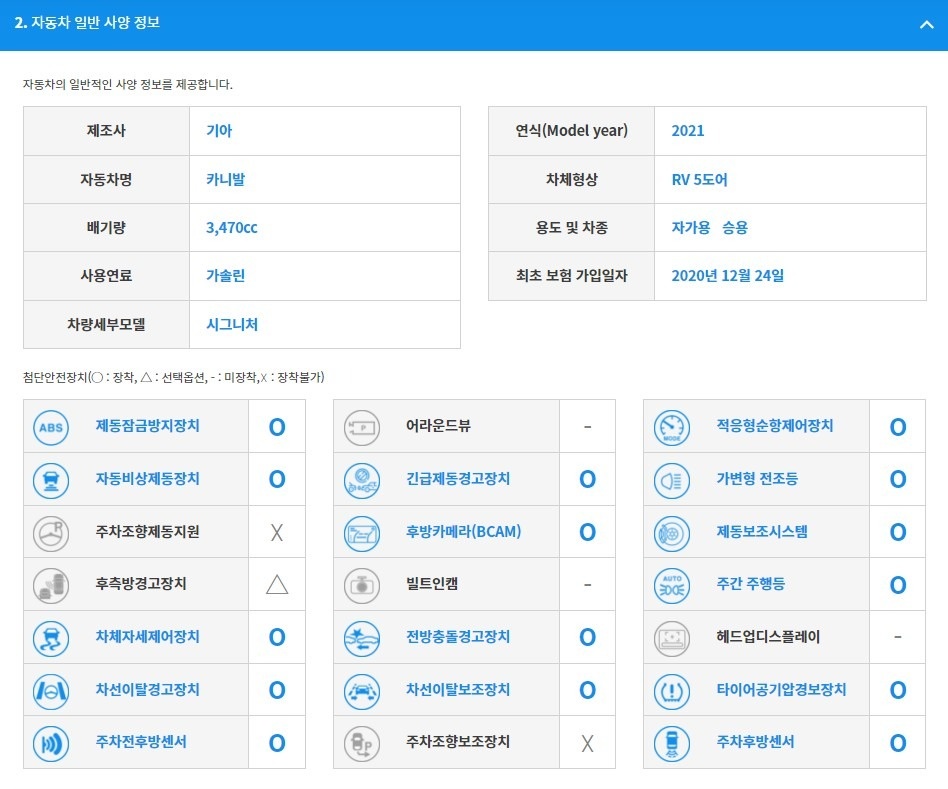 기아 카니발 4세데 시그니처 9인승  중고차 직거래 (9)