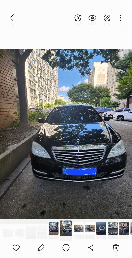 S 클래스 W221 S 550 블루이피션시 매물 썸네일