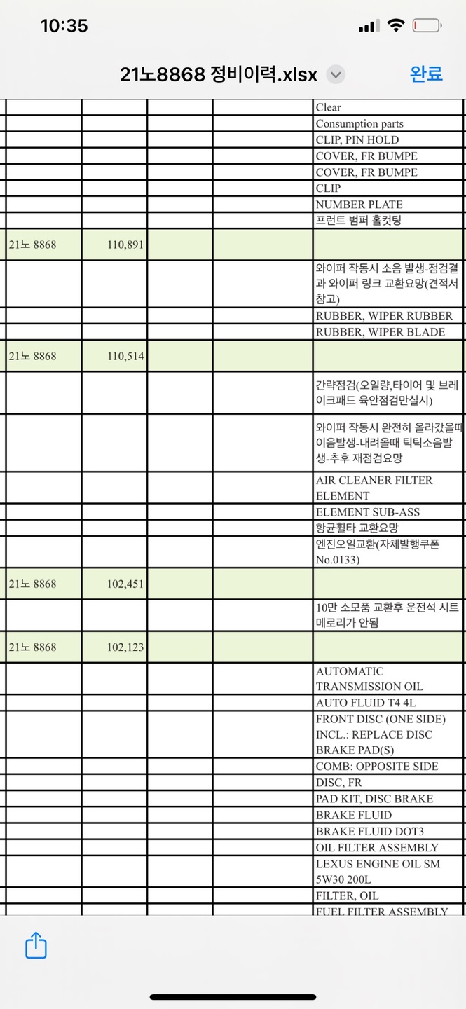 분당의 렉서스 딜러하시는 지인에게 구 중고차 직거래 (9)