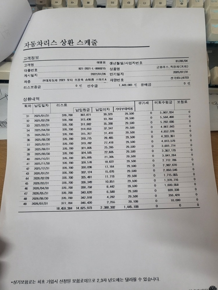 접이식 호루 장착 높이1800 연장가 중고차 직거래 (20)