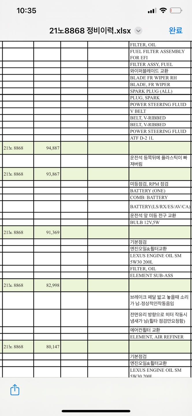 분당의 렉서스 딜러하시는 지인에게 구 중고차 직거래 (8)