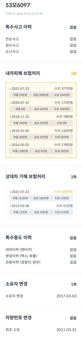 헤이딜러 ZERO 와 당근 두군데 동 중고차 직거래 (10)