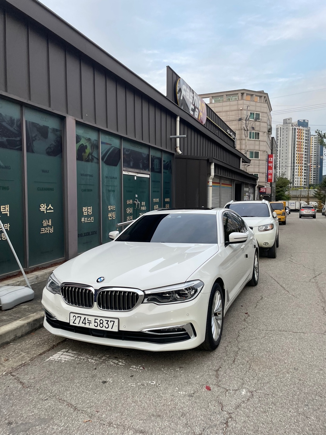 안녕하세요. BMW 5시리즈 무사고차