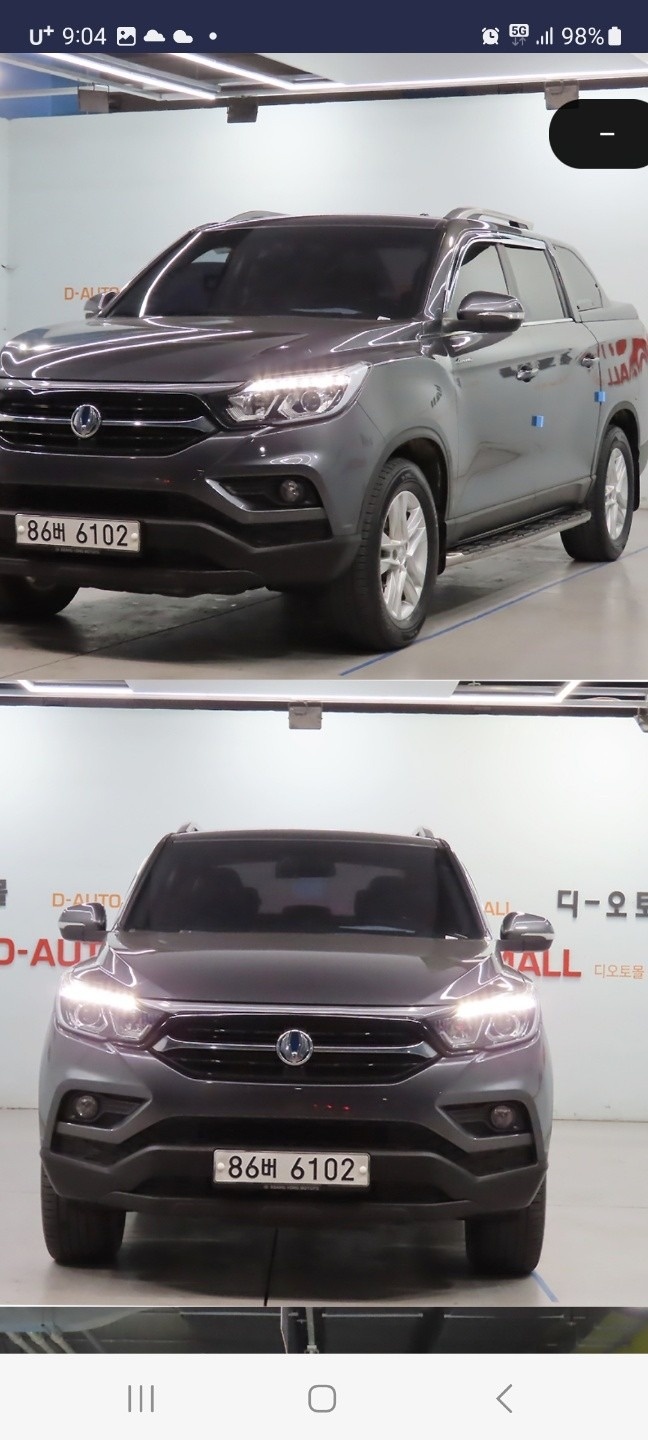 렉스턴 스포츠 Q200. G4 5인승(디젤 2.2) 4WD 어드벤처 매물 썸네일