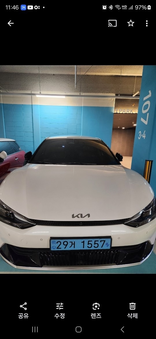 EV6 CV BEV(롱레인지/77.4kWh) RWD 어스(470km) 매물 썸네일