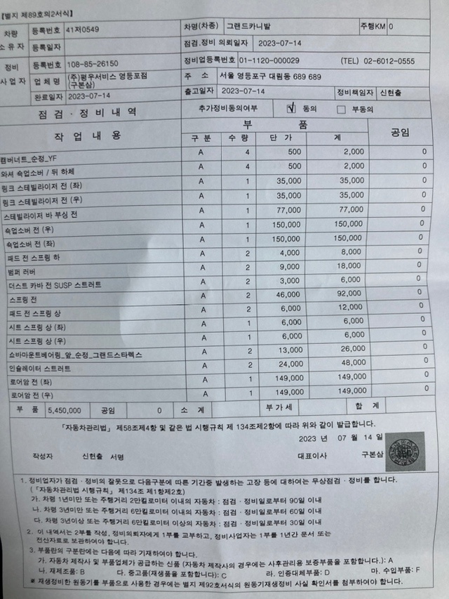 상태는 판매중인 카니발r 차량중 가장 중고차 직거래 (33)