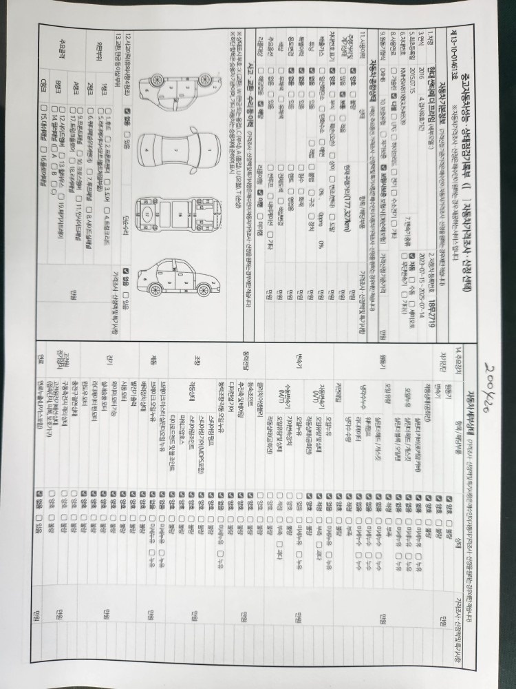 보험이력 없고 파노라마썬루프 8인치  중고차 직거래 (6)