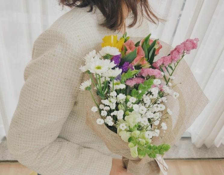 베리윤 들꽃감성한스푼 꽃다발 상품 썸네일