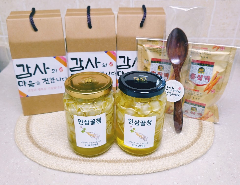 수제 인삼꿀청 600g 상품 썸네일