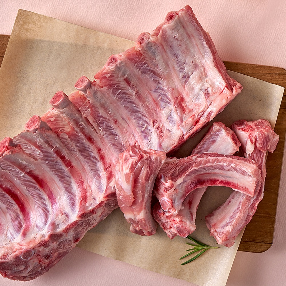 명품 한돈 등갈비 1kg 상품 썸네일