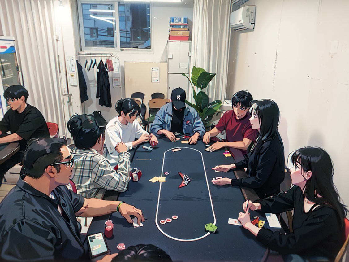 금요일 밤의 🃏홀덤파티!!