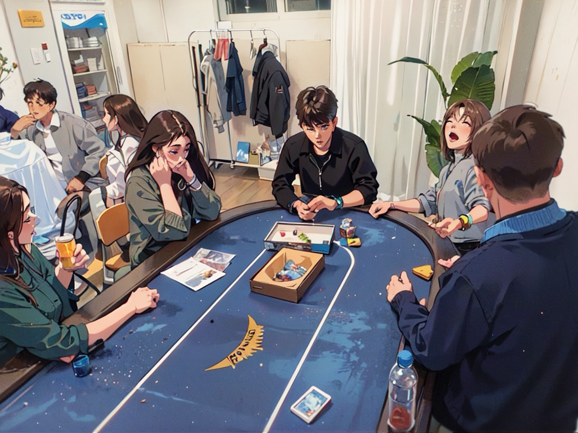금요일 밤의 🃏홀덤파티!!