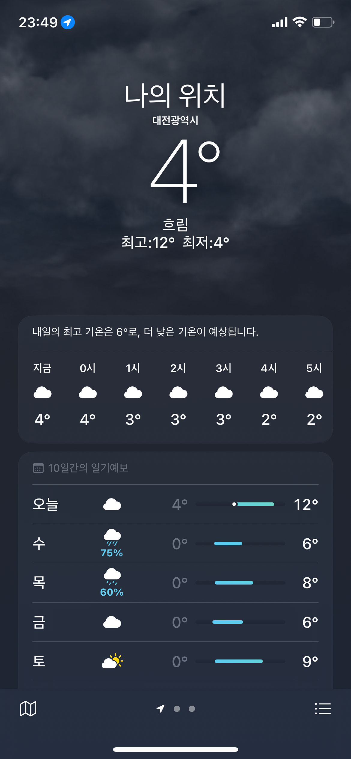 지금 비가 또 떨어지고 있어요☔

ㅋㅋ밤 중에 편의점 가다가 알았는데요 내일은 강수확률이 70퍼네요.. 다들 우산 꼭 챙기시고 옷도 잘 챙겨 입으셔요!