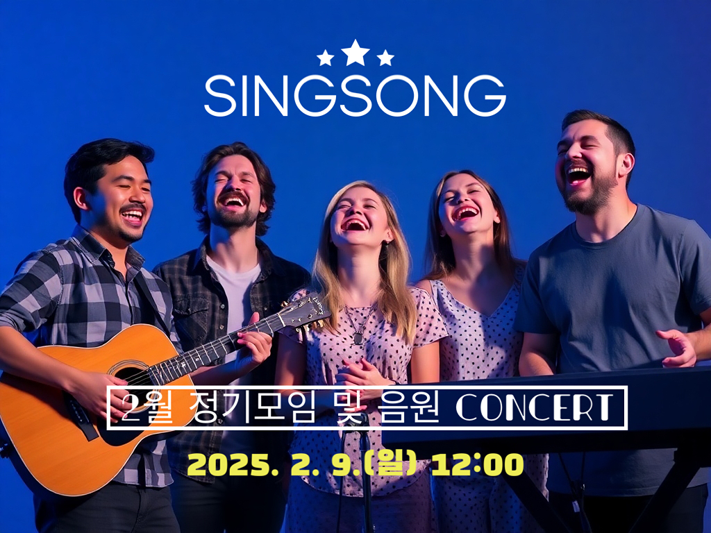 2025. 2월 정기모임 및 음원 concert