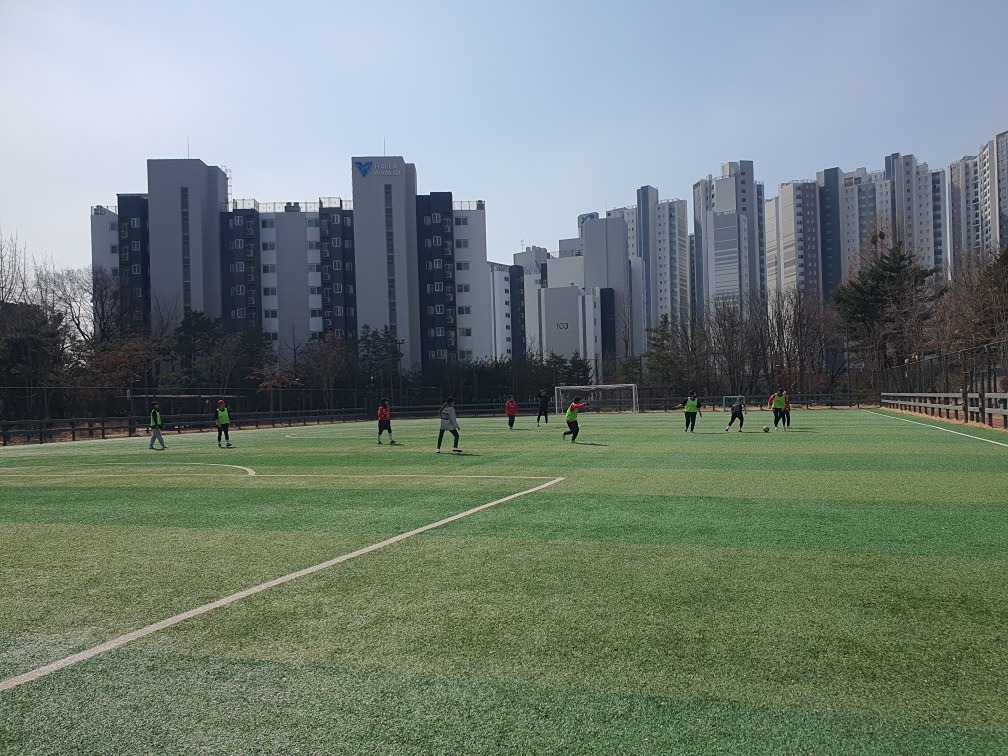 중구여성축구 정기훈련