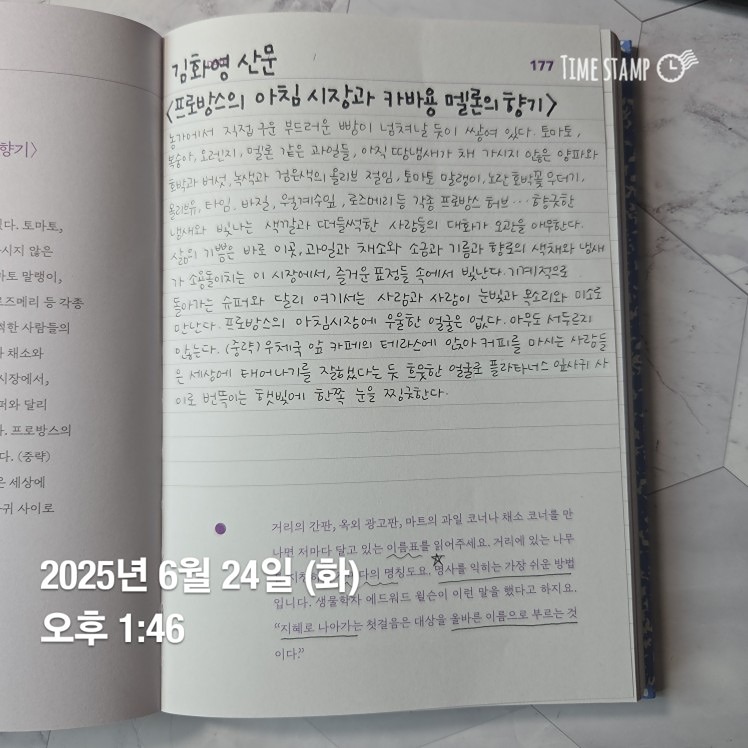 필사 7월 오프모임