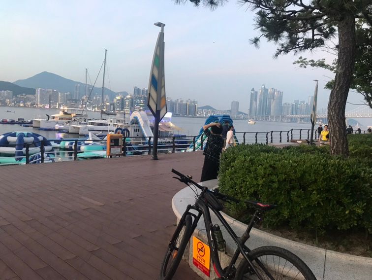 해운대건강야간자전거라이딩 앨범 사진