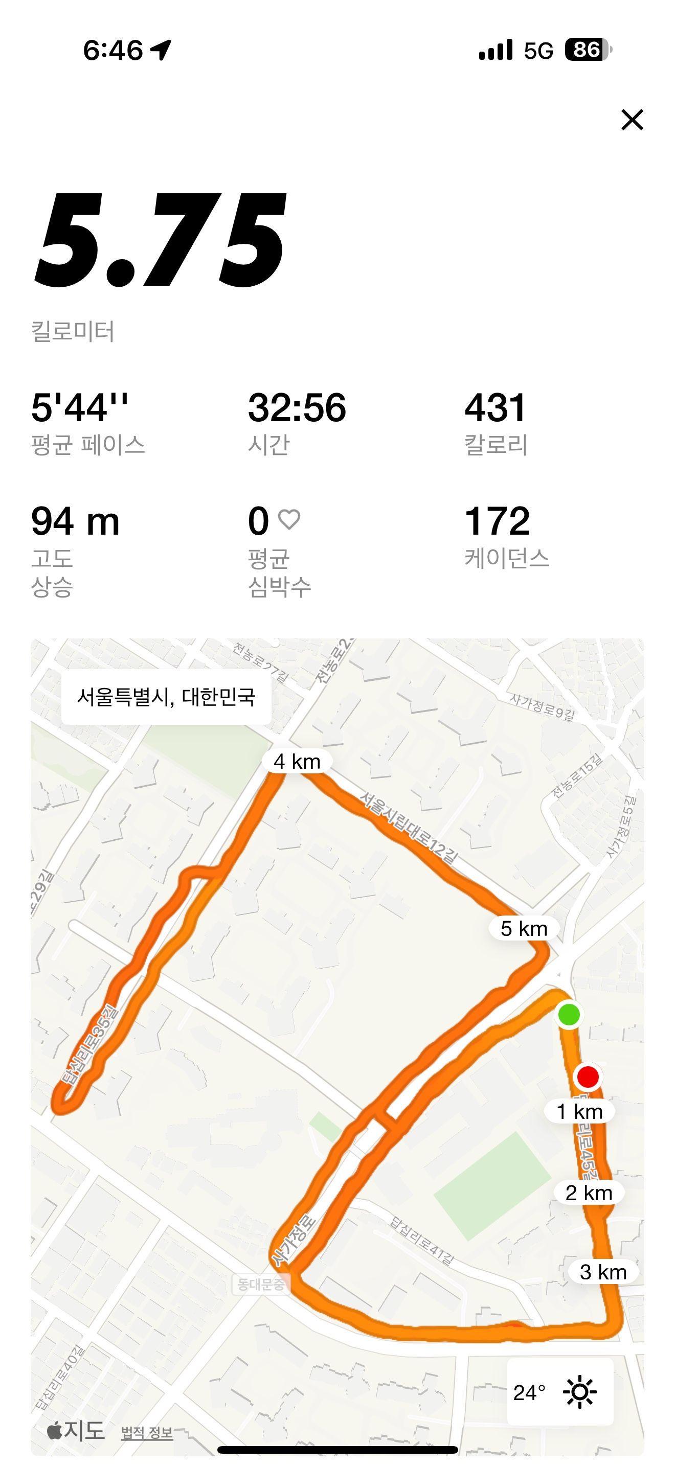 그냥 뛰자 러닝 앨범 사진