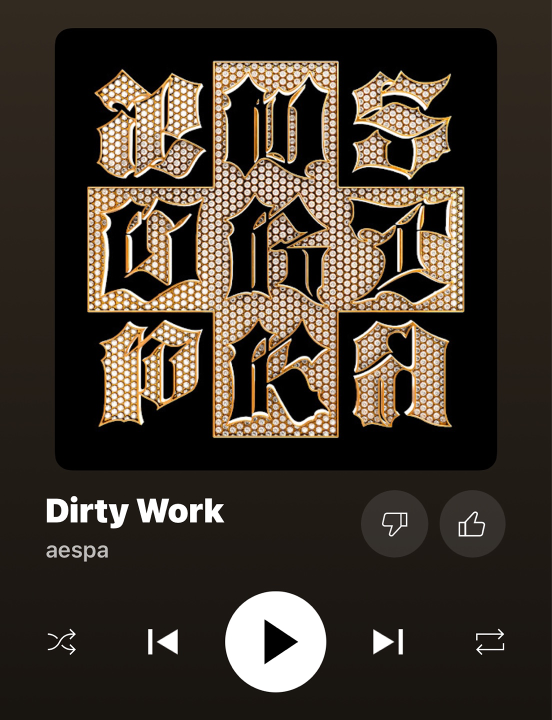[2천원 이벤트] Dirty work - aespa