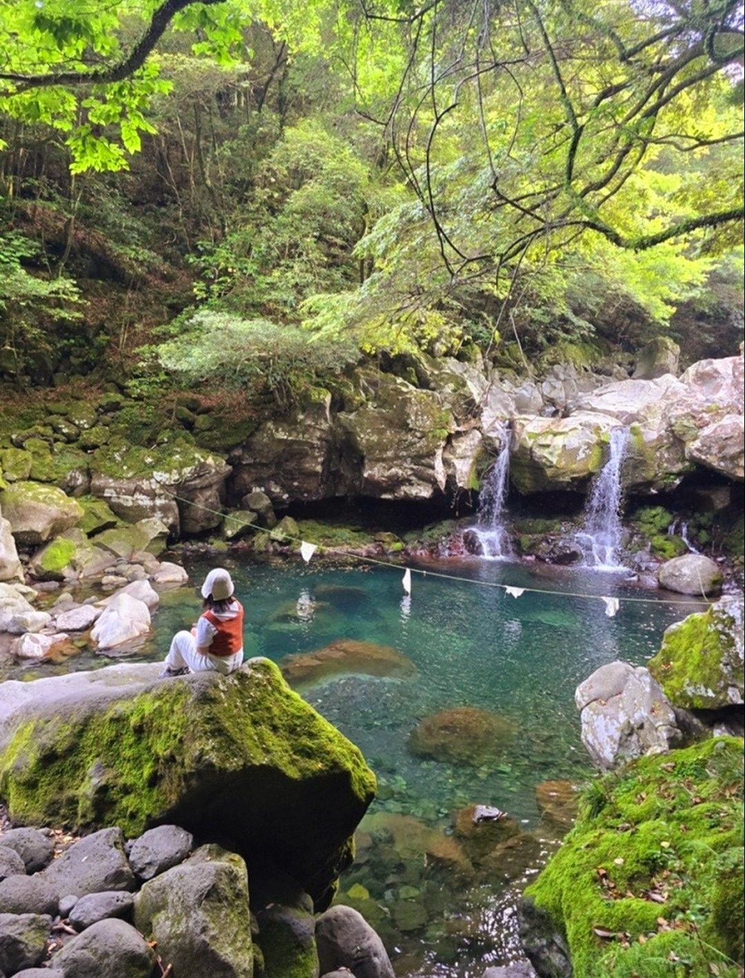 🏕원주 오크밸리리조트, 계곡으로~