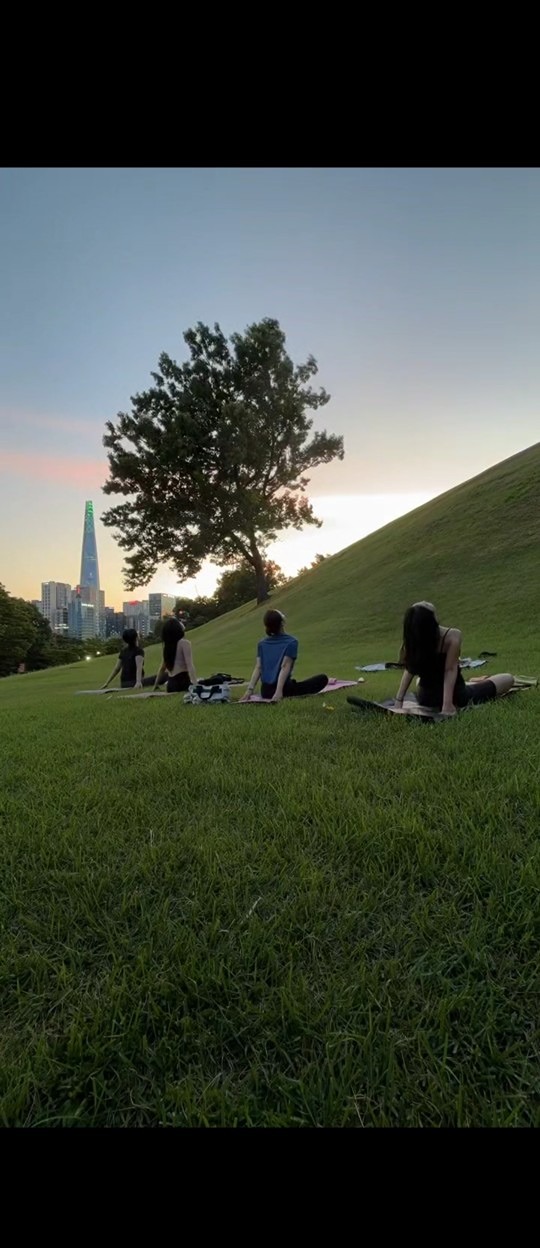 토요일 야외필라테스