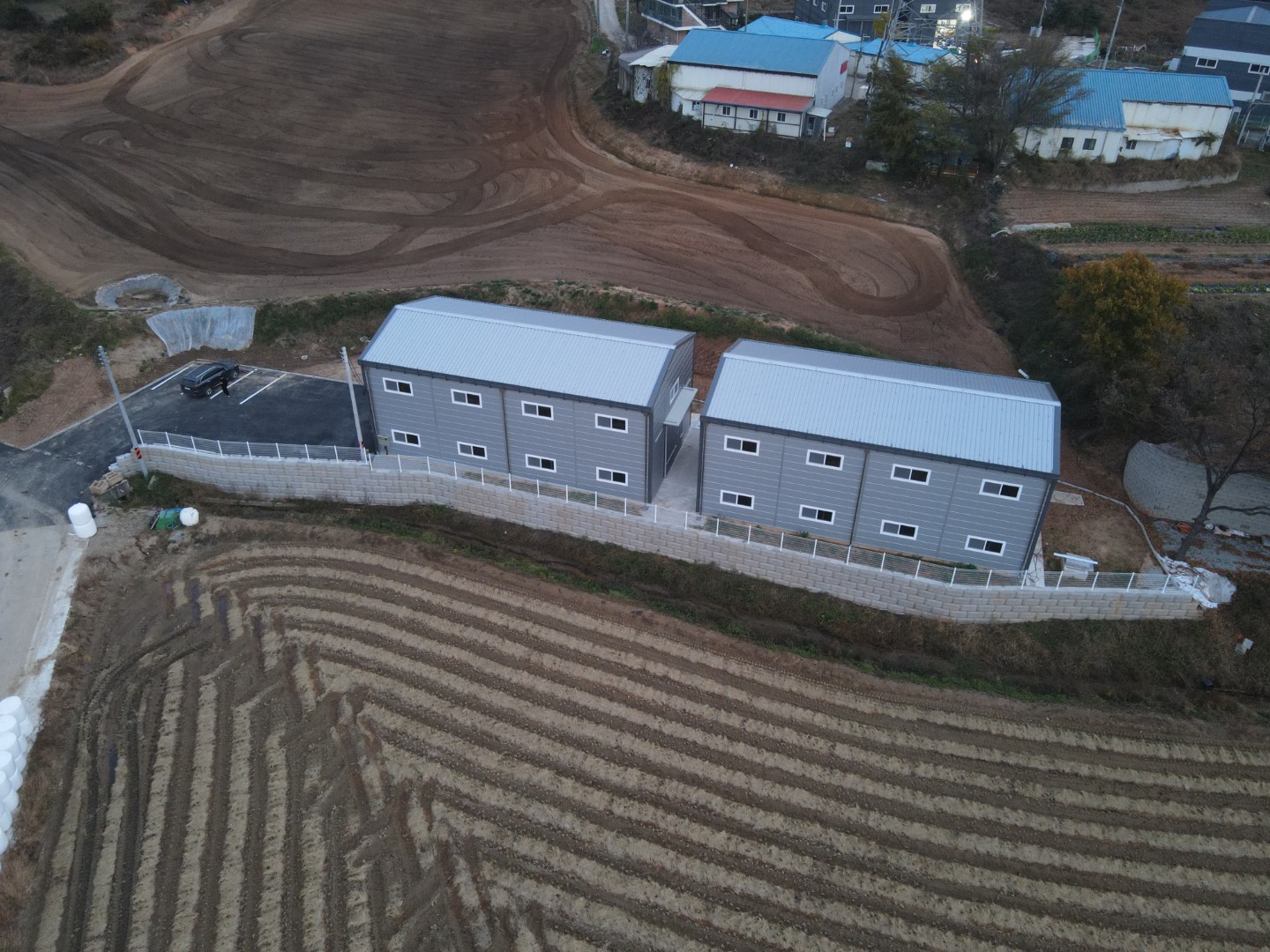 허가 후 준공을 기다리는 토지!