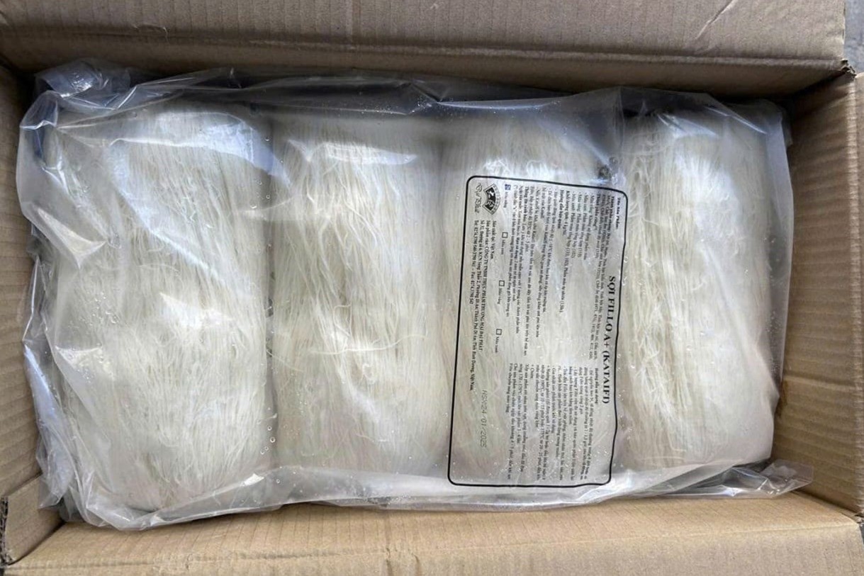 냉동 카다이프면 베트남산 12kg 박스 (4kg×3)