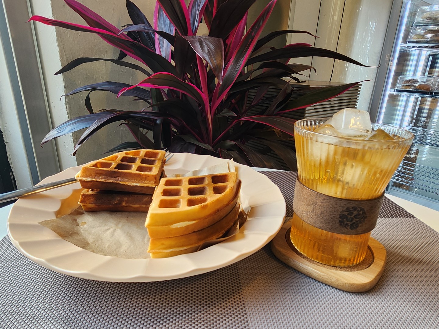 놀이터 와플 & 아이스 티