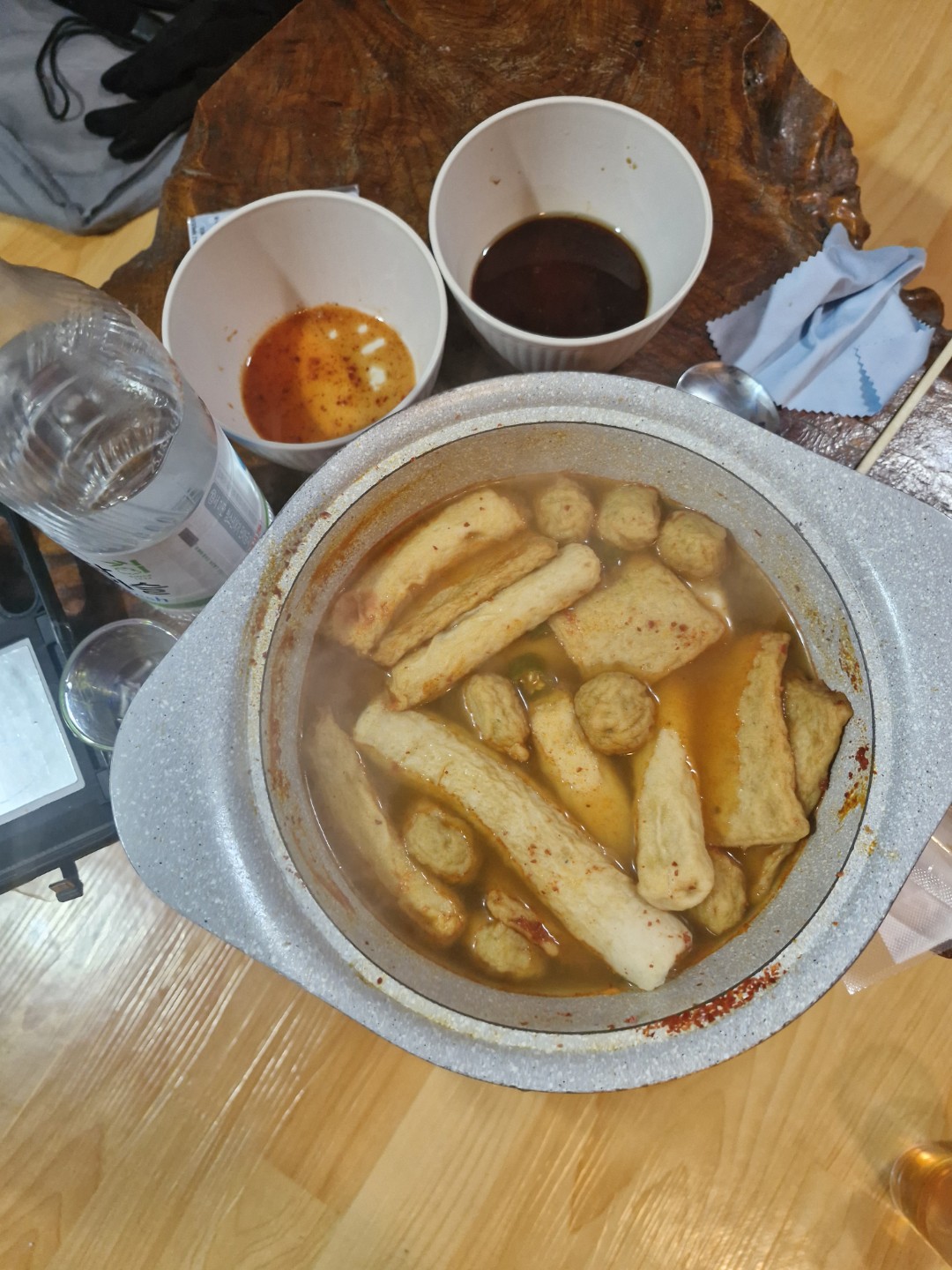 매운 오뎅탕에 소주한잔 ㅜㅜ