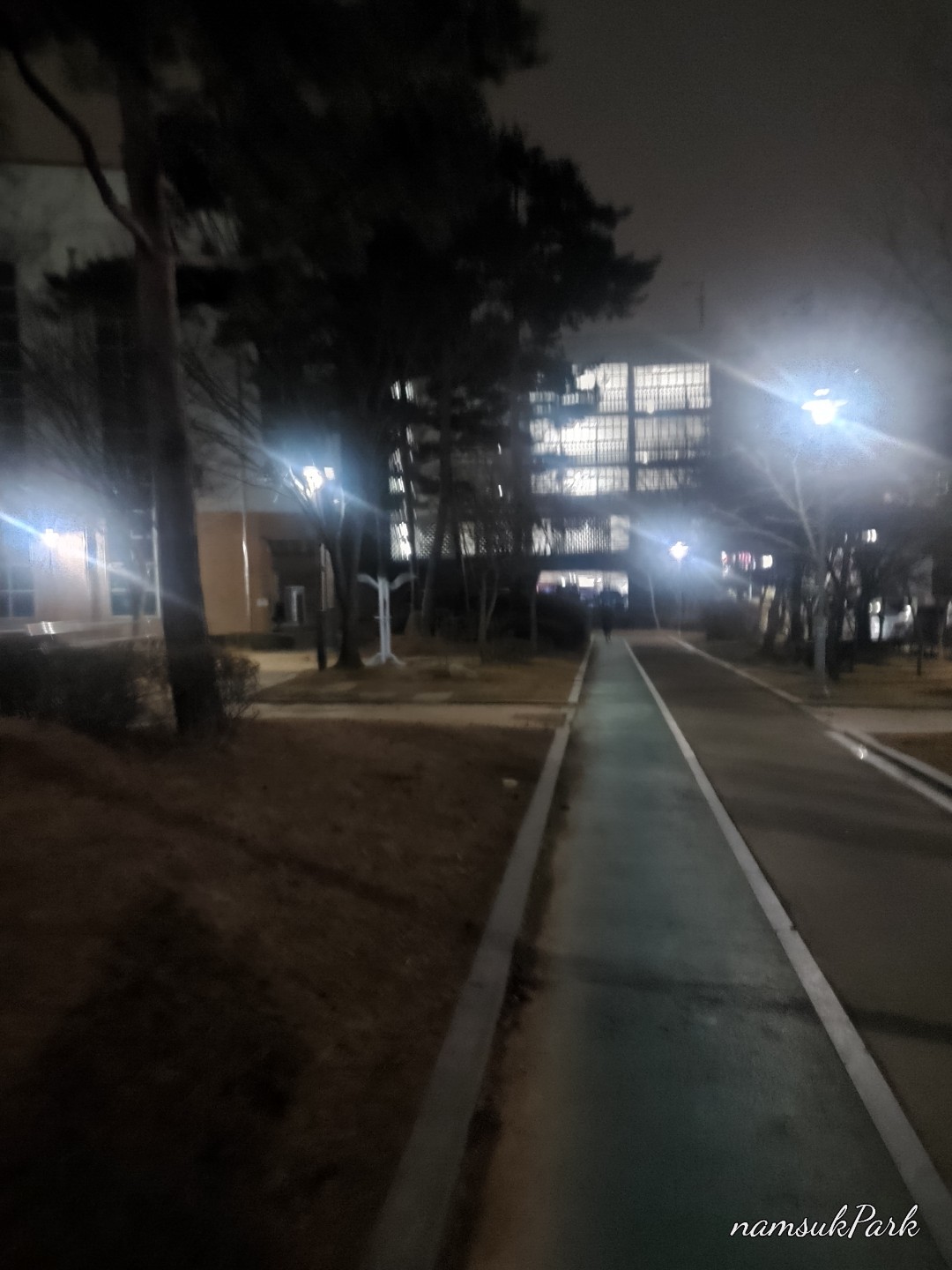 눈 날리는 일요일 밤