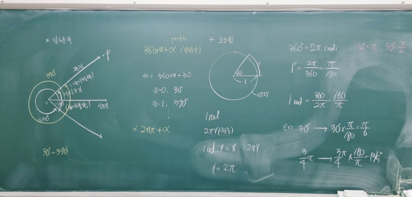 1월 22일 솔빛중 , 예당고 수학 수업