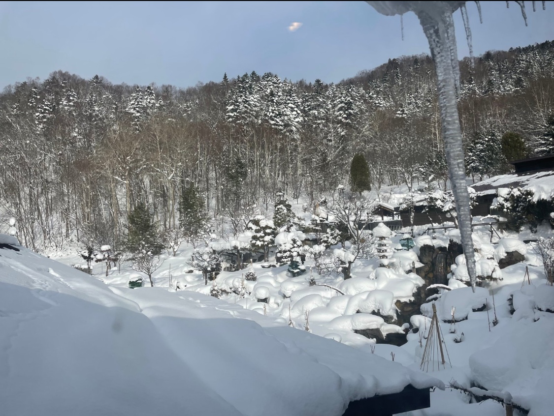 작년 말에 홋카이도에서 갔던 노천온천 :)