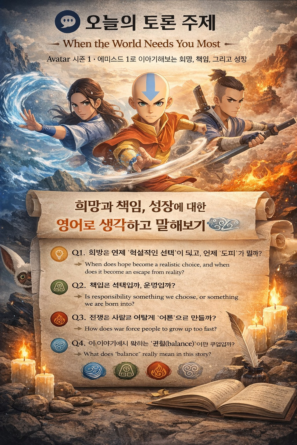 When the World Needs You Most  Avatar 시즌 1 · 에피소드